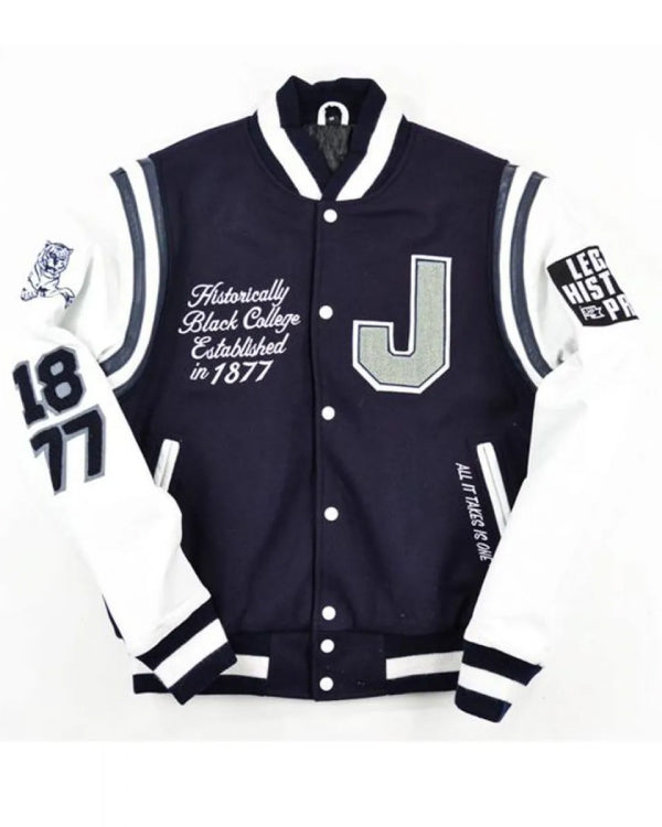 Tigers Jackson State University Motto 2.0 Letterman Jacket