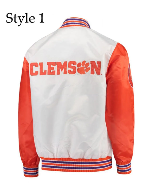 Tigers The Legend Clemson Bomber Satin Jacket