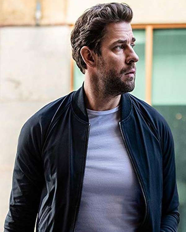 Tom Clancy’s Jack Ryan Season 2 Black Bomber Jacket