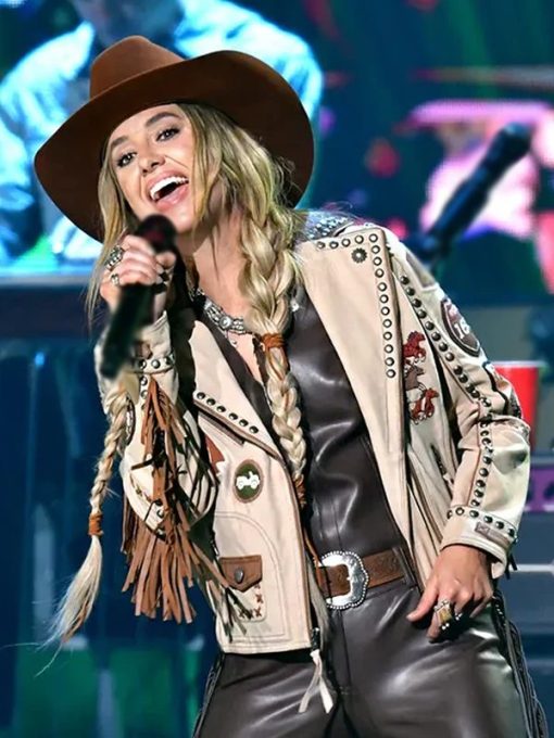 CMT 2024 Music Awards Lainey Wilson Fringe Jacket