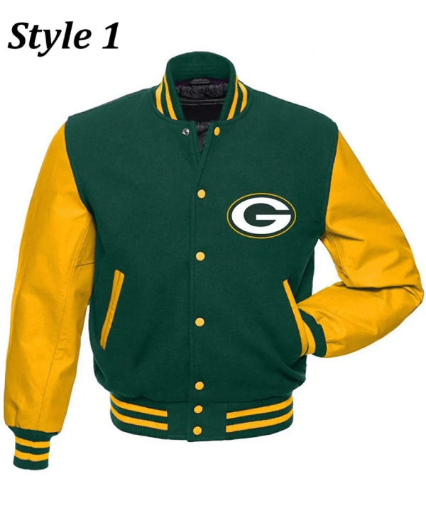 Varsity Green Bay Packers Letterman Jacket