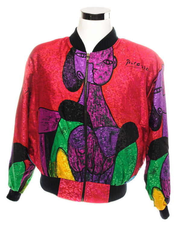 Vintage Picasso Bomber Jacket 90s