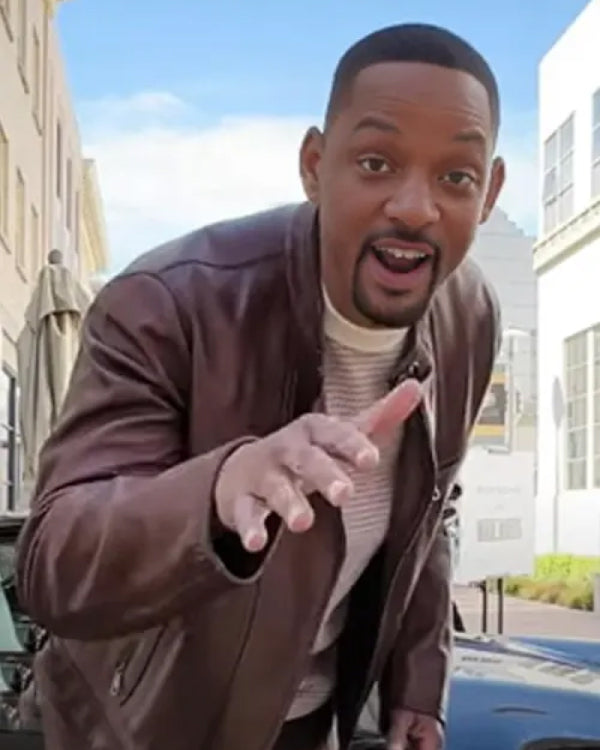 Will Smith Bad Boys Ride or Die Brown Jacket