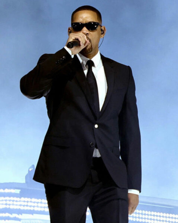 Will Smith Coachella 2024 Black Suit