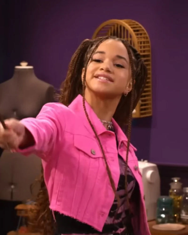 Wizards Beyond Waverly Place Billie Pink Crop Jacket