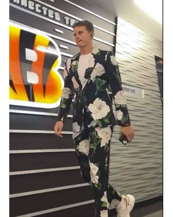 Joe Burrow Floral Suit