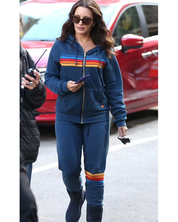 Kristin Davis And Just Like That Track Suit