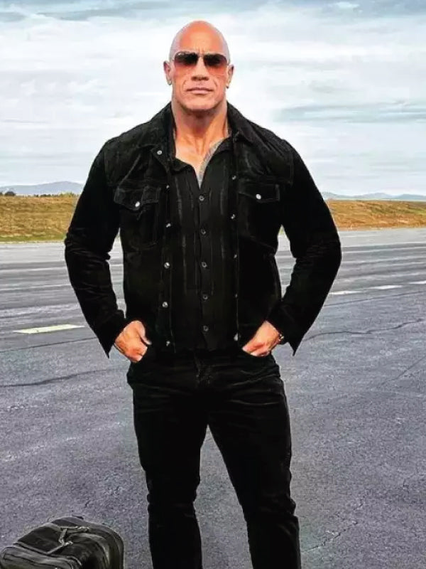 The Rock 2024 Black Jacket