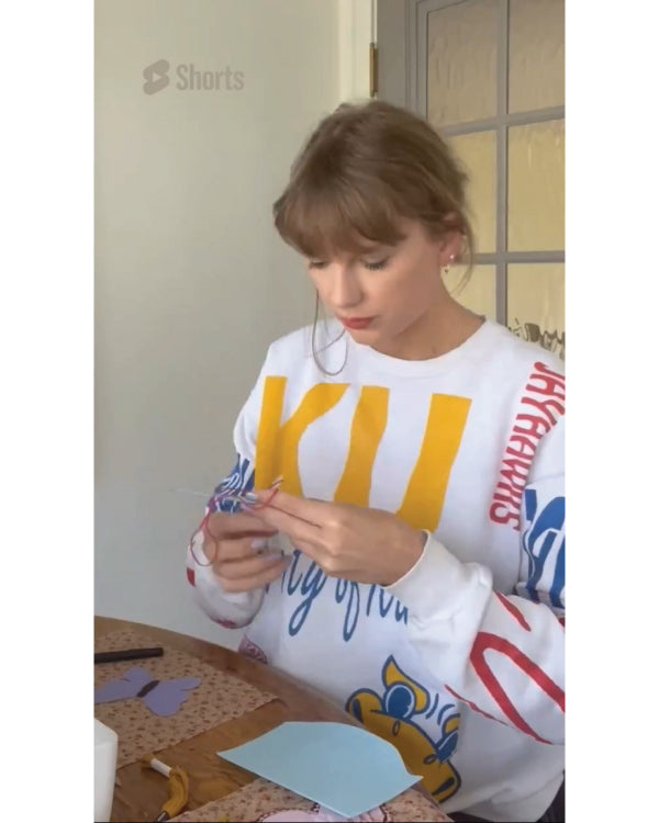 Taylor Swift Vintage Kansas University Sweatshirt