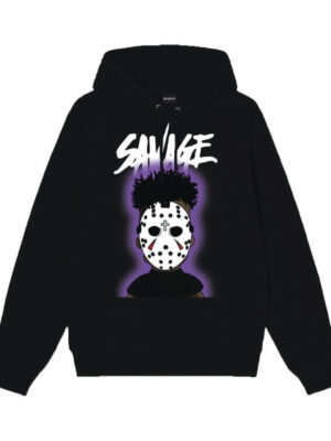 3Forty Savage Mask Black Hoodie