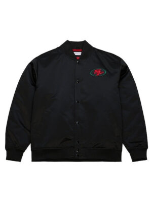 49ers Black Excellence Varsity Jacket