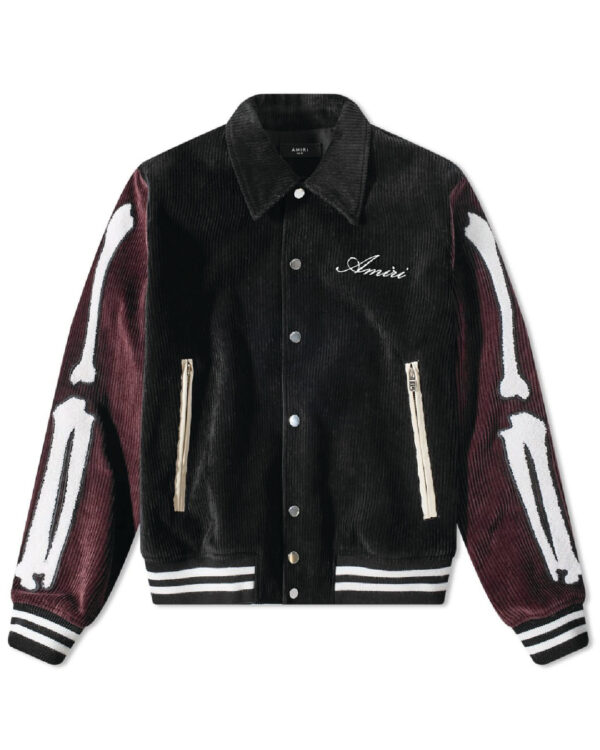 Amiri Corduroy Bones Varsity Jacket