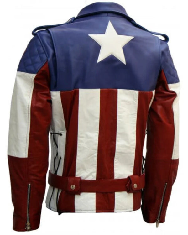 Avenger Hot Version Captain America Leather Jacket