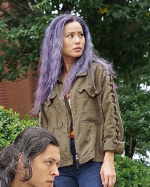Blink The Gifted Tv Series Green Cotton Jacket