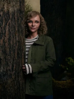 Christina Ricci Yellowjackets Misty Green Cotton Jacket