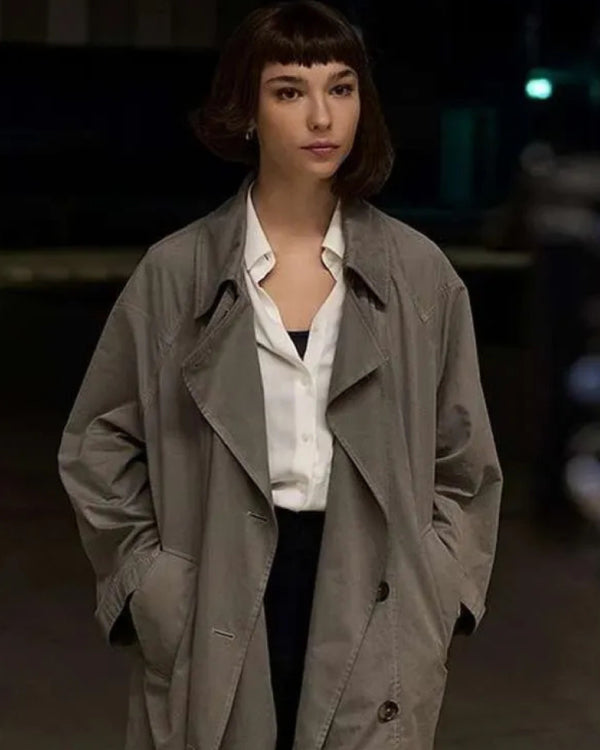 Citadel Diana Matilda De Angelis Grey Trench Coat