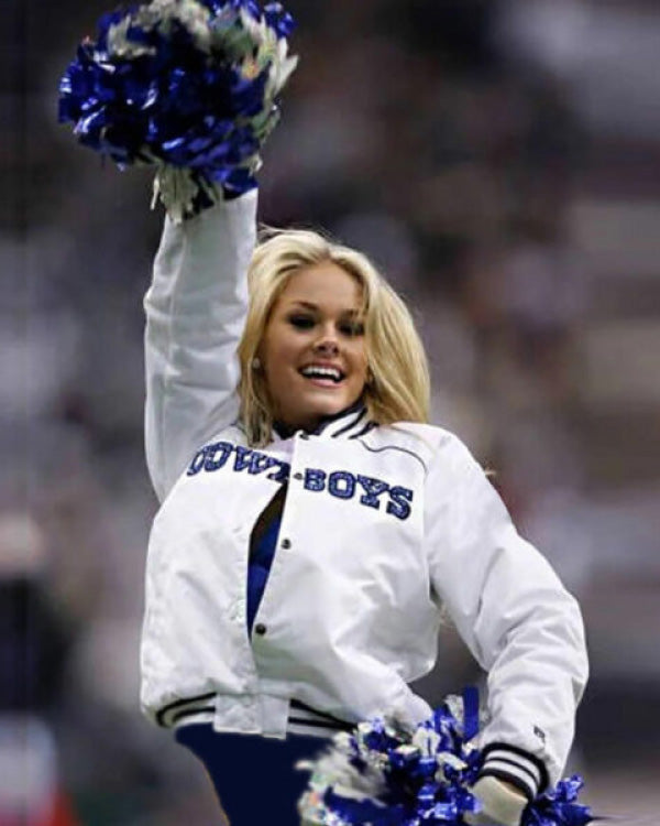 Cowboys Cheerleaders White Jacket