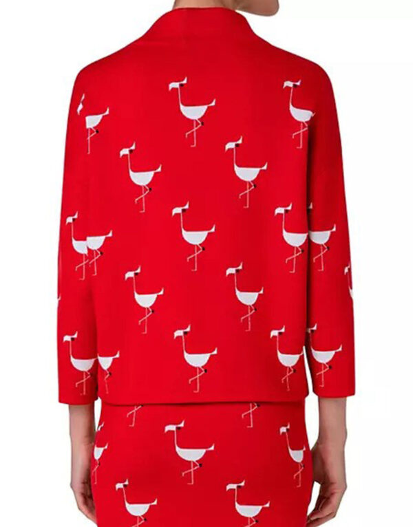 Elsbeth 2024 Carrie Preston Flamingo Sweater