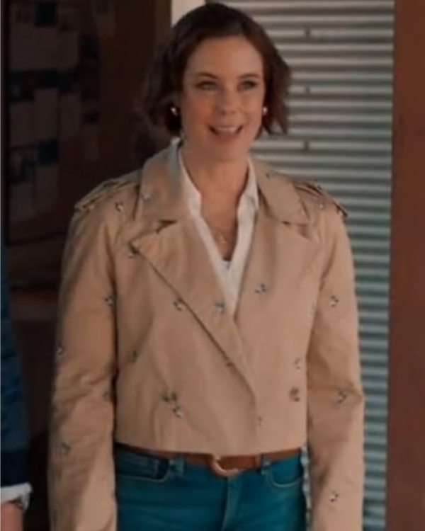 Falling Together 2024 Ashley Williams Floral Crop Jacket