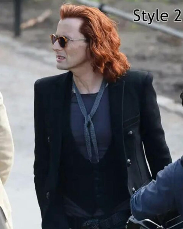 Good Omens Crowley Wool Jacket