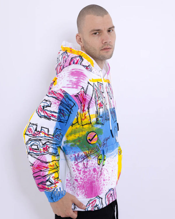 Hand Printed Hoodie