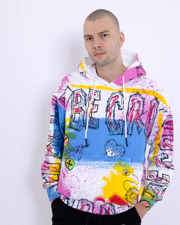 Hand Printed Hoodie