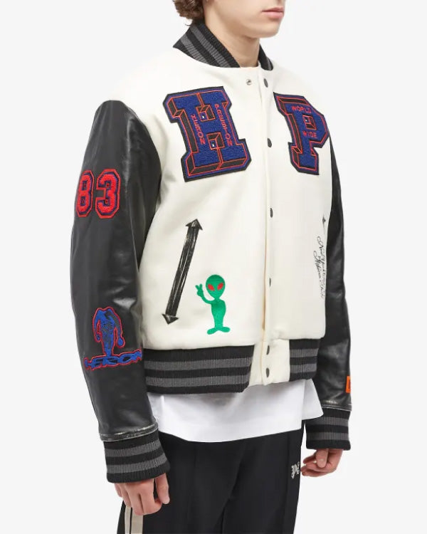 Heron Preston Hp Patches Varisty Jacket