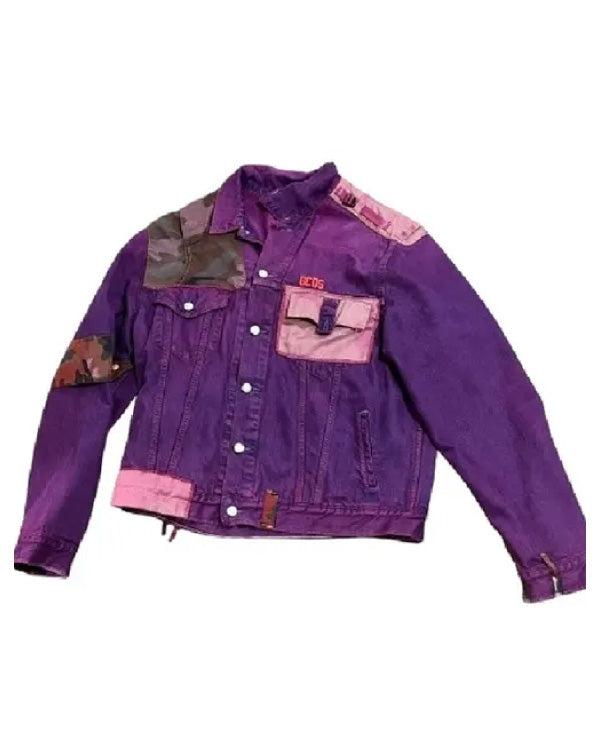 J.B. Smoove Curb Your Enthusiasm S12 Denim Purple Jacket