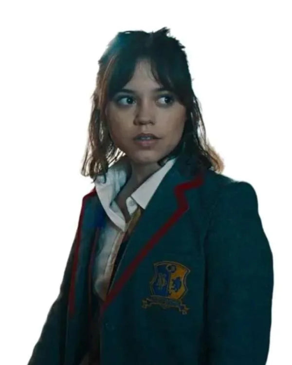 Jenna Ortega Beetlejuice Beetlejuice 2024 Uniform Blazer