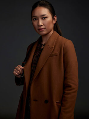 3 Body Problem 2024 Jess Hong Brown Coat