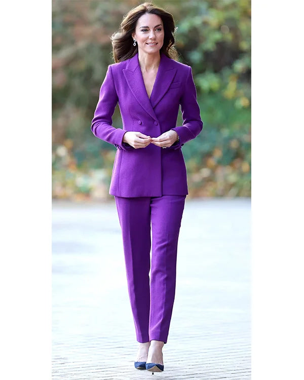 Kate Middleton Purple Suit