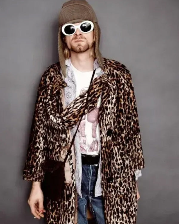 Kurt Cobain Leopard Coat