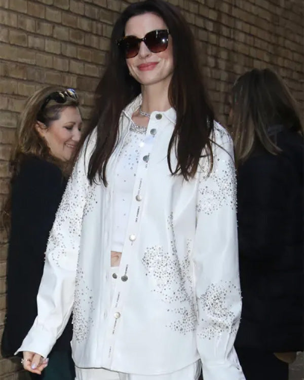 Live with Kelly and Mark Anne Hathaway White Jacket