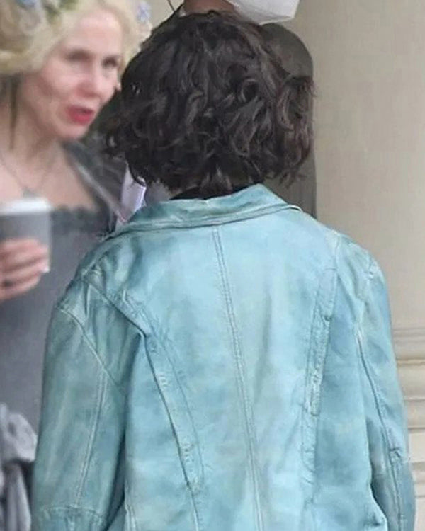Love At First Sight 2023 Haley Lu Richardson Teal Jacket