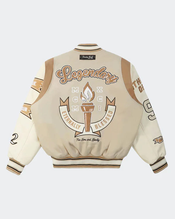 Smoke Rise Torch Clay Varsity Jacket