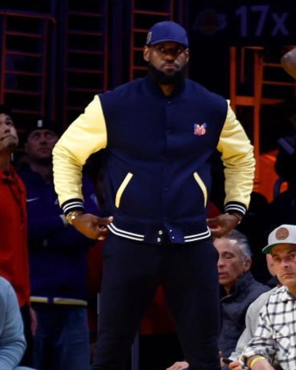 NBA 2023 LeBron James Varsity Jacket