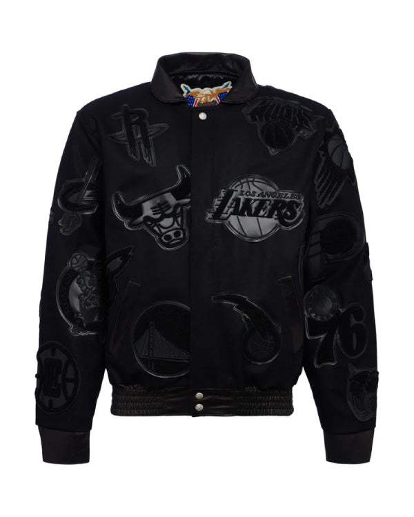 NBA Collage Black Jacket