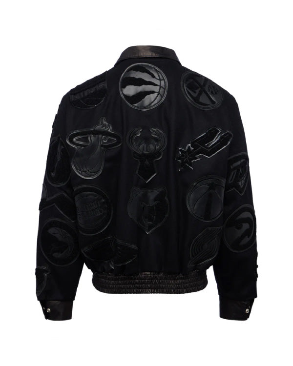 NBA Collage Black Jacket