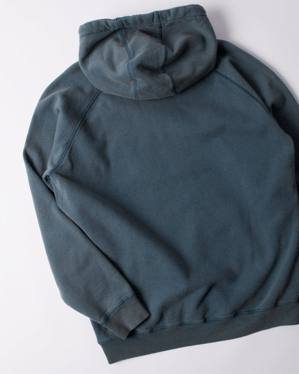 Neurotic Mini Flag Hooded Sweatshirt Washed Blue