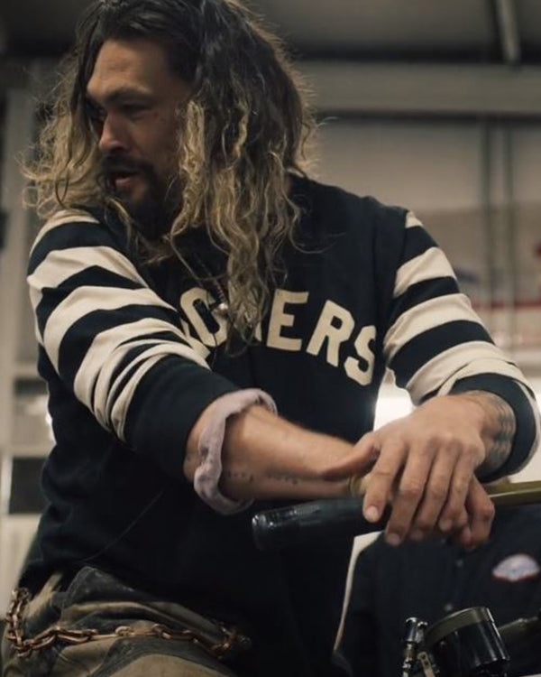 On the Roam Jason Momoa Roamers Striped Sleeves Shirt