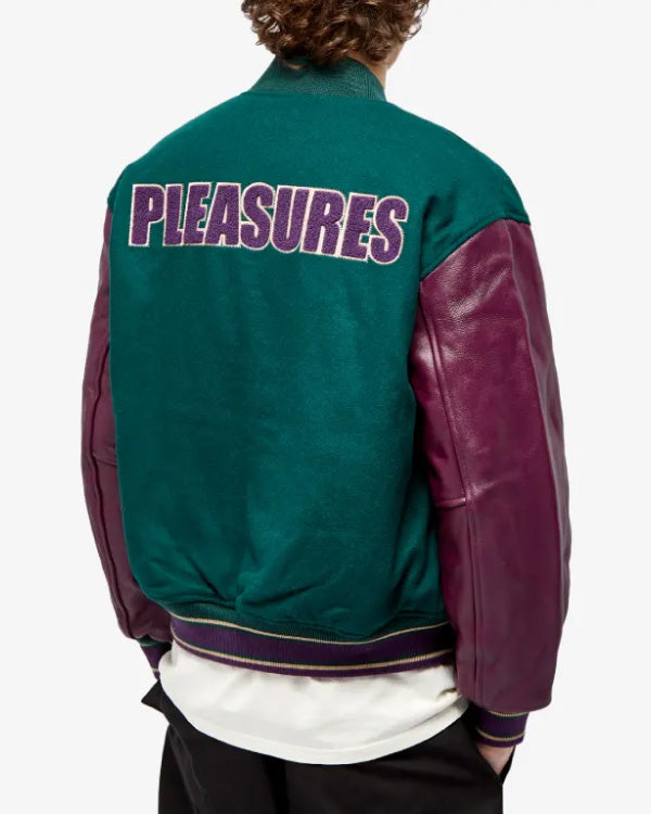 Pleasures Fan Varsity Jacket