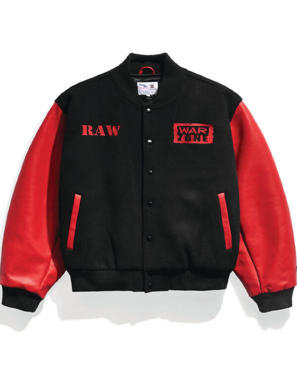 Raw Is War Retro Varsity Jacket