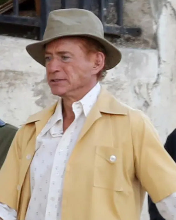 Robert Downey Jr. The Sympathizer 2024 Yellow Shirt