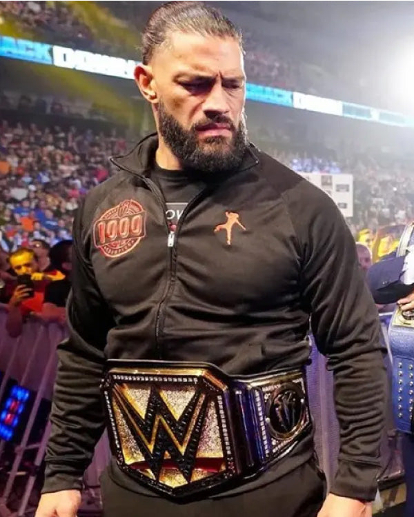 Roman Reigns 1000 Days Black Track Jacket