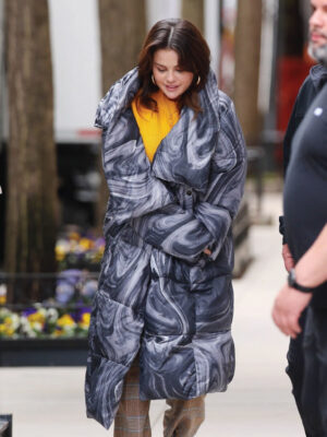 Selena Gomez Only Murders in the Building S04 Puffer Coat