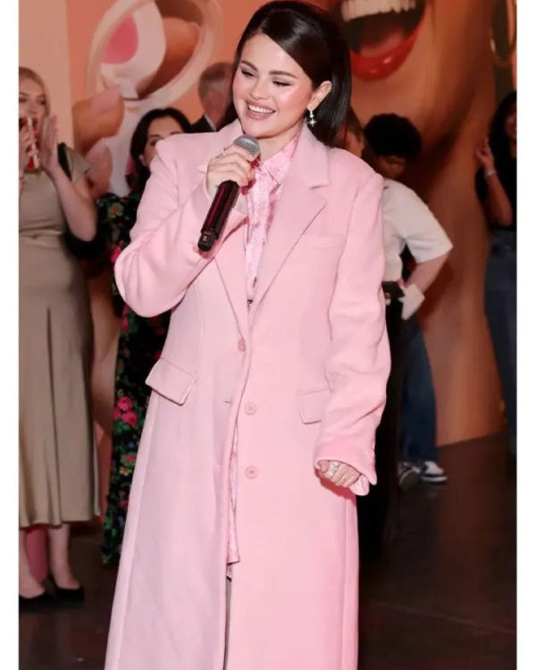 Selena Gomez Rare Beauty Pink Coat