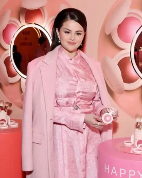 Selena Gomez Rare Beauty Pink Coat