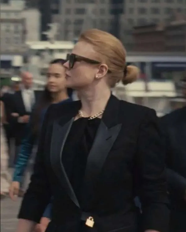 Shiv Roy Succession S04 Black Blazer