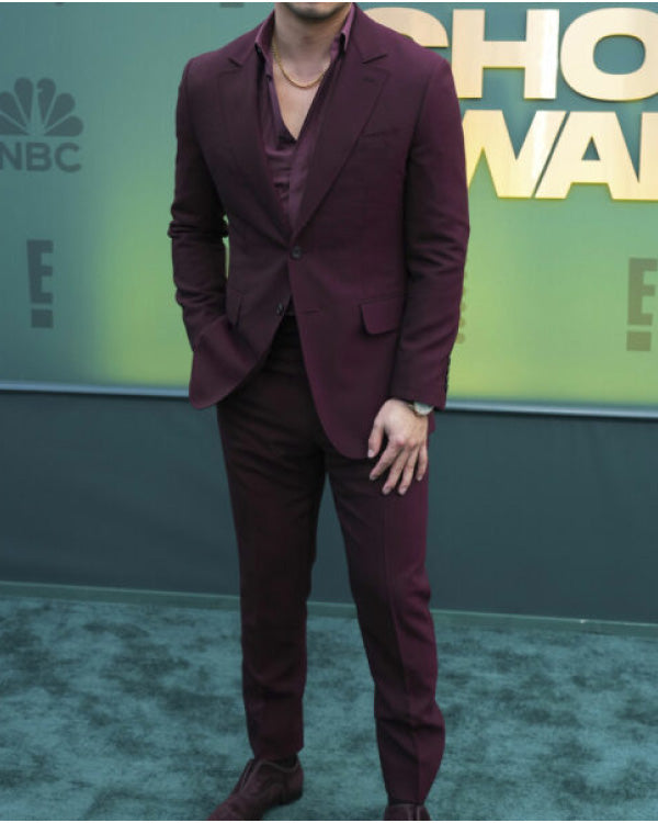 Simu Liu People’s Choice Award Maroon Suit