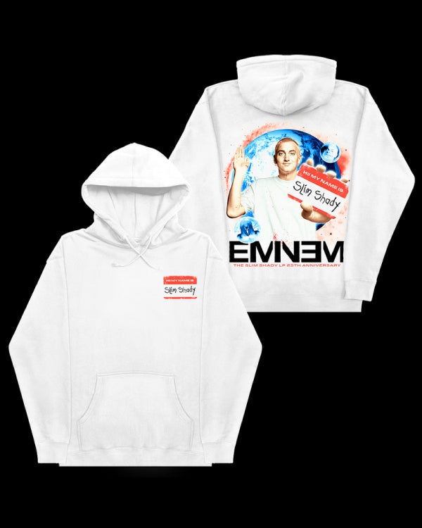 Eminem Slim Shady White Hoodie